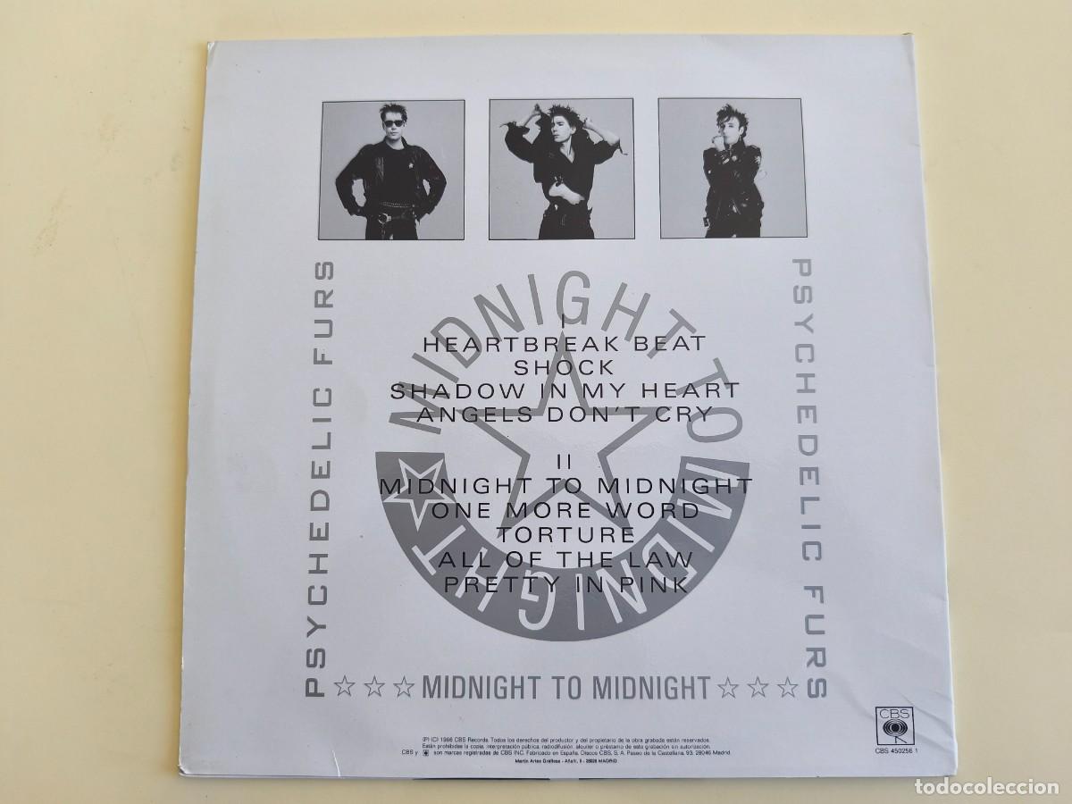 Discos de vinilo: Psychedelic Furs &ndash; Midnight To Midnight - Foto 2