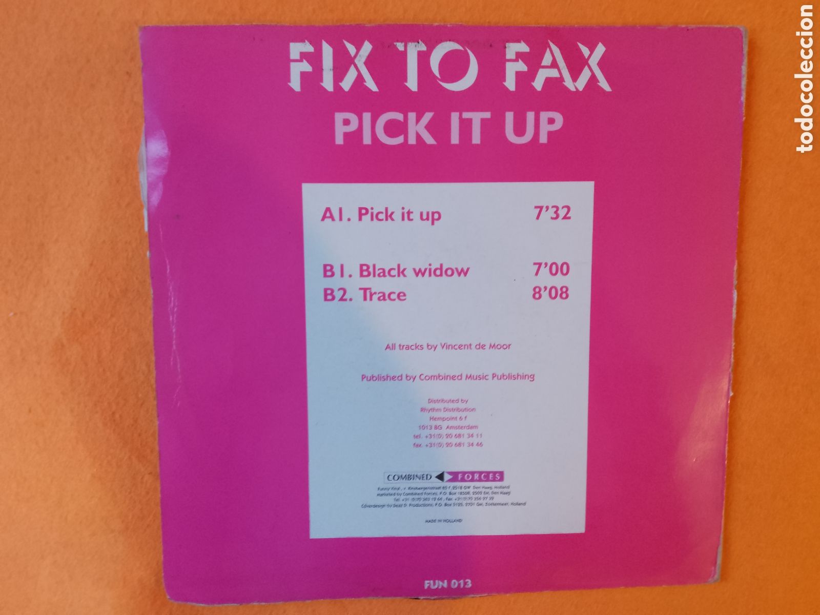 Discos de vinilo: FIX TO FAX - PICK IT UP - Foto 4