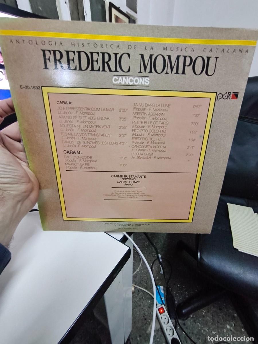 Discos de vinilo: Frederic Mompou , Carmen Bustamante , Carmen Bravo LP - Foto 2