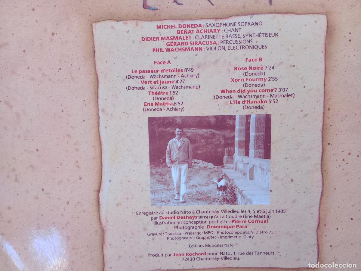 Discos de vinilo: Michel Doneda - terra - Foto 3