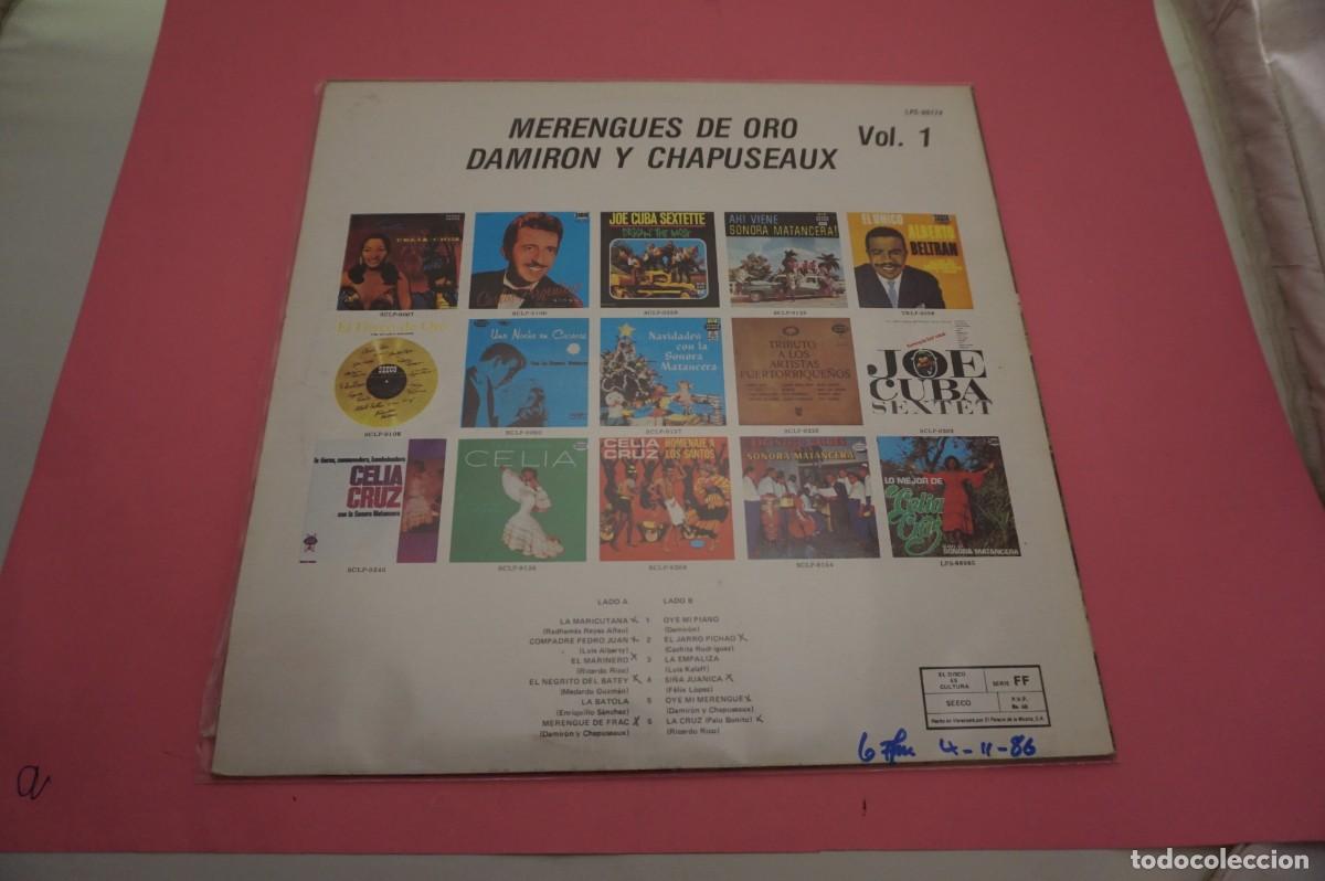 Discos de vinilo: LP - MERENGUES DE ORO VOL. 1 - DISCO COMO NUEVO - Foto 3