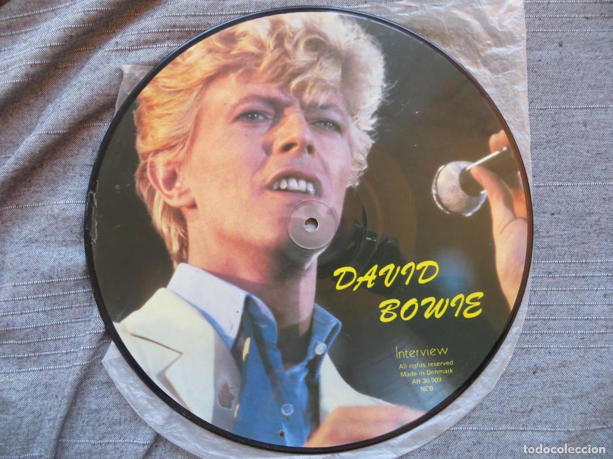 Discos de vinilo: DAVID BOWIE: INTERVIEW -PICTURE DISC (L.P.) 1983 DINAMARCA - Foto 1