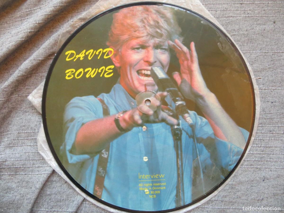 Discos de vinilo: DAVID BOWIE: INTERVIEW -PICTURE DISC (L.P.) 1983 DINAMARCA - Foto 2