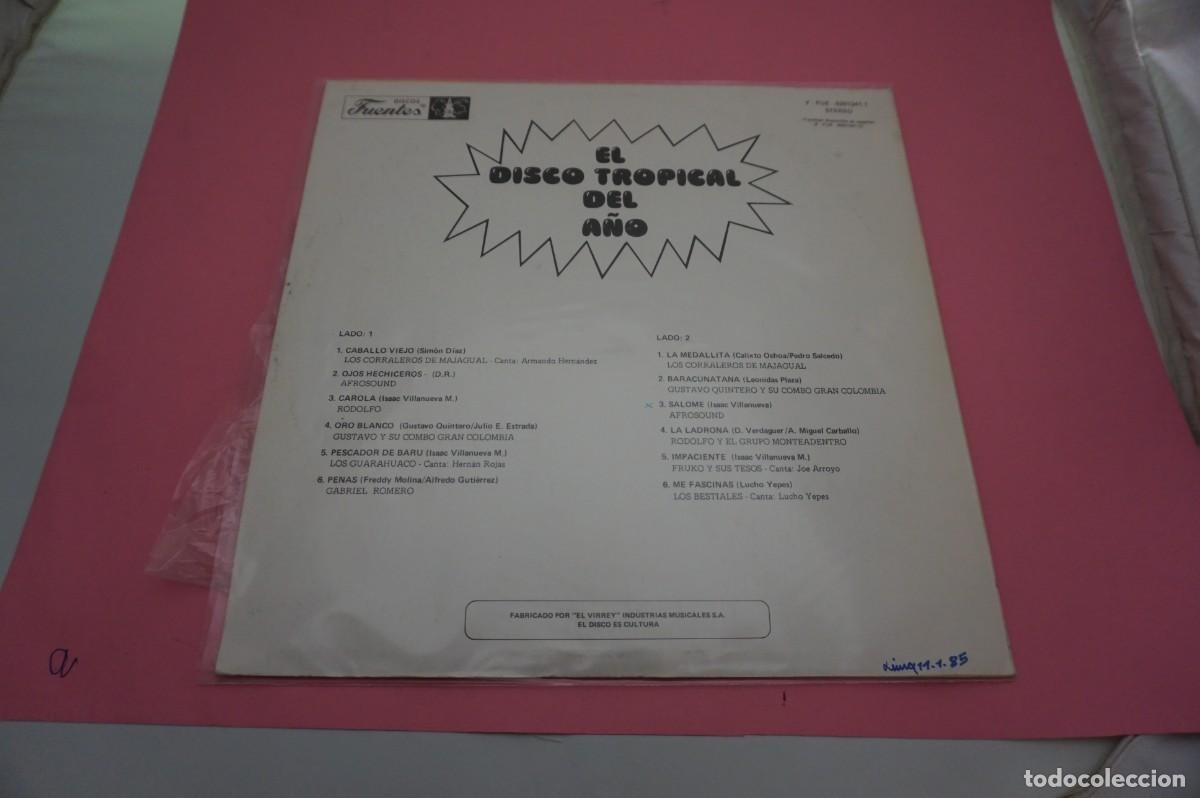 Discos de vinilo: LP - EL DISCO TROPICAL DEL A&Ntilde;O - DISCO COMO NUEVO - Foto 3