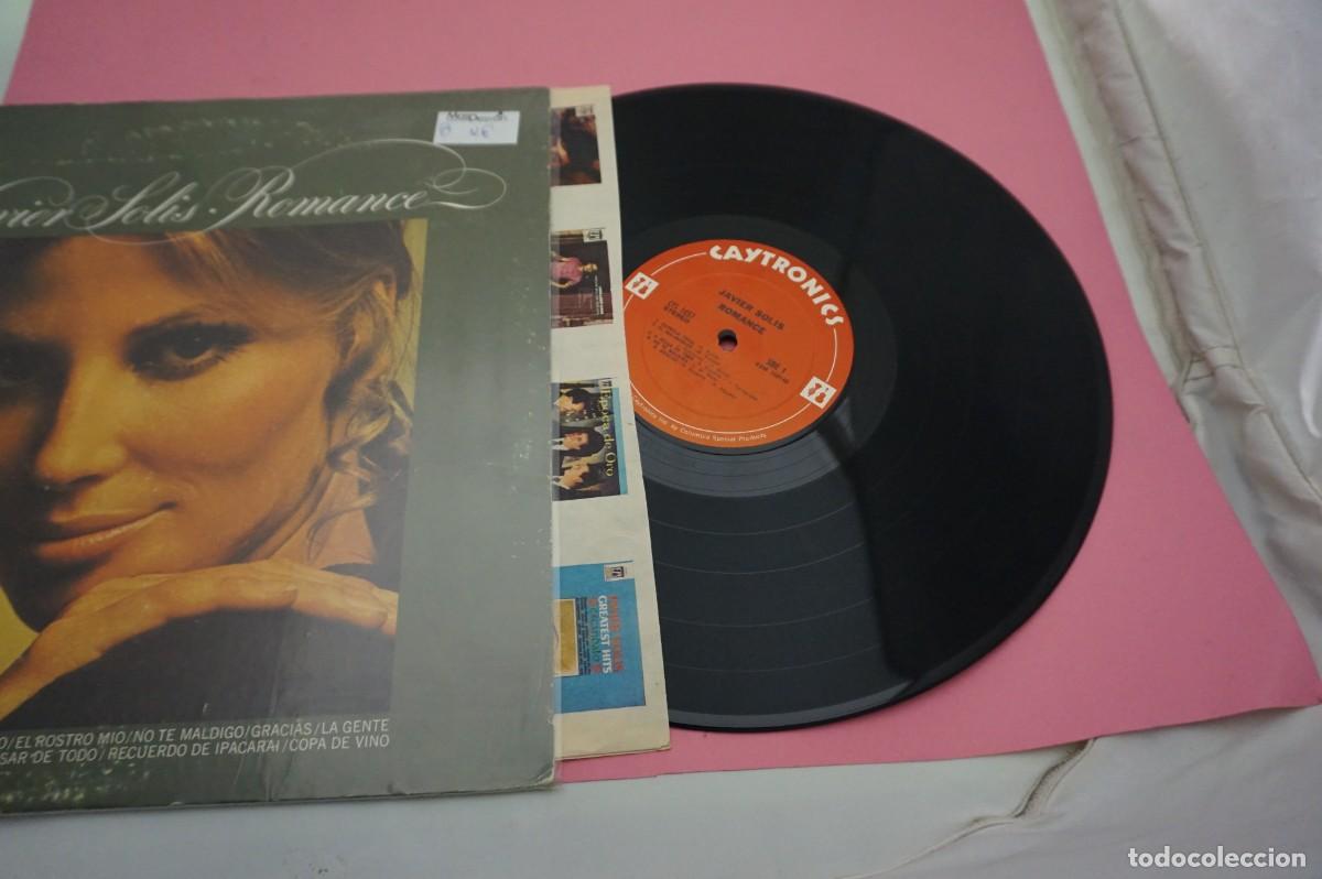 Discos de vinilo: LP - JAVIER SOLIS - ROMANCE - DISCO COMO NUEVO - Foto 2