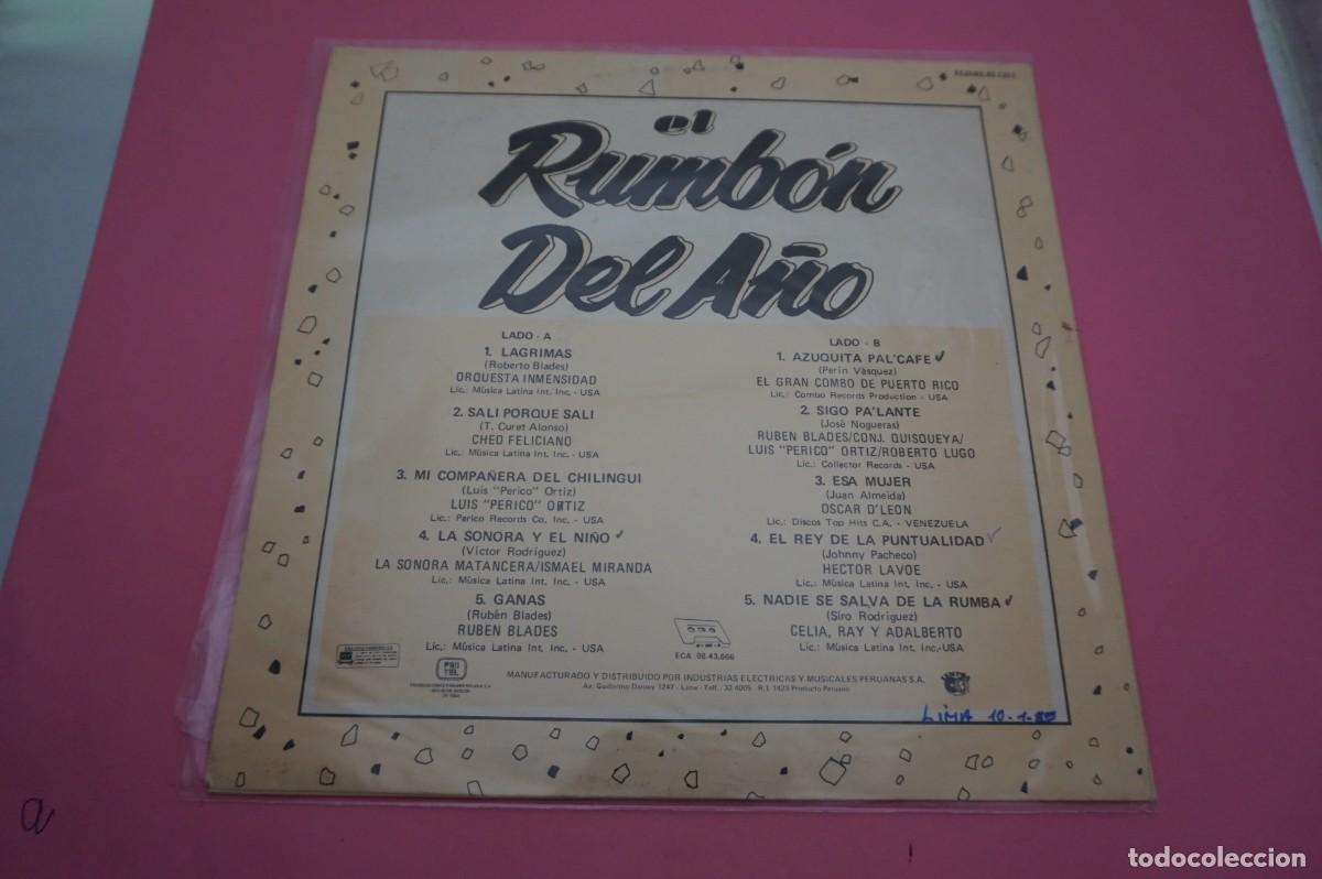 Discos de vinilo: LP - EL RUMBON DEL A&Ntilde;O - DISCO COMO NUEVO - Foto 3