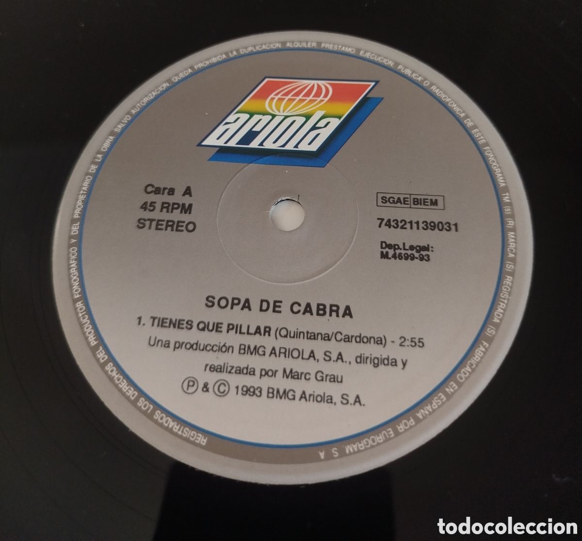 Discos de vinilo: Sopa de cabra - tienes que pillar - Foto 3