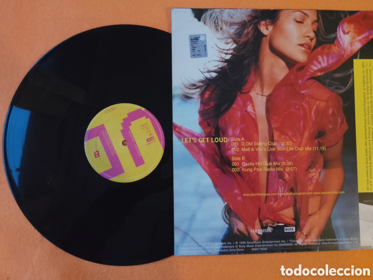 Discos de vinilo: JENNIFER LOPEZ . LETS GET LOUD . MAXI - Foto 3
