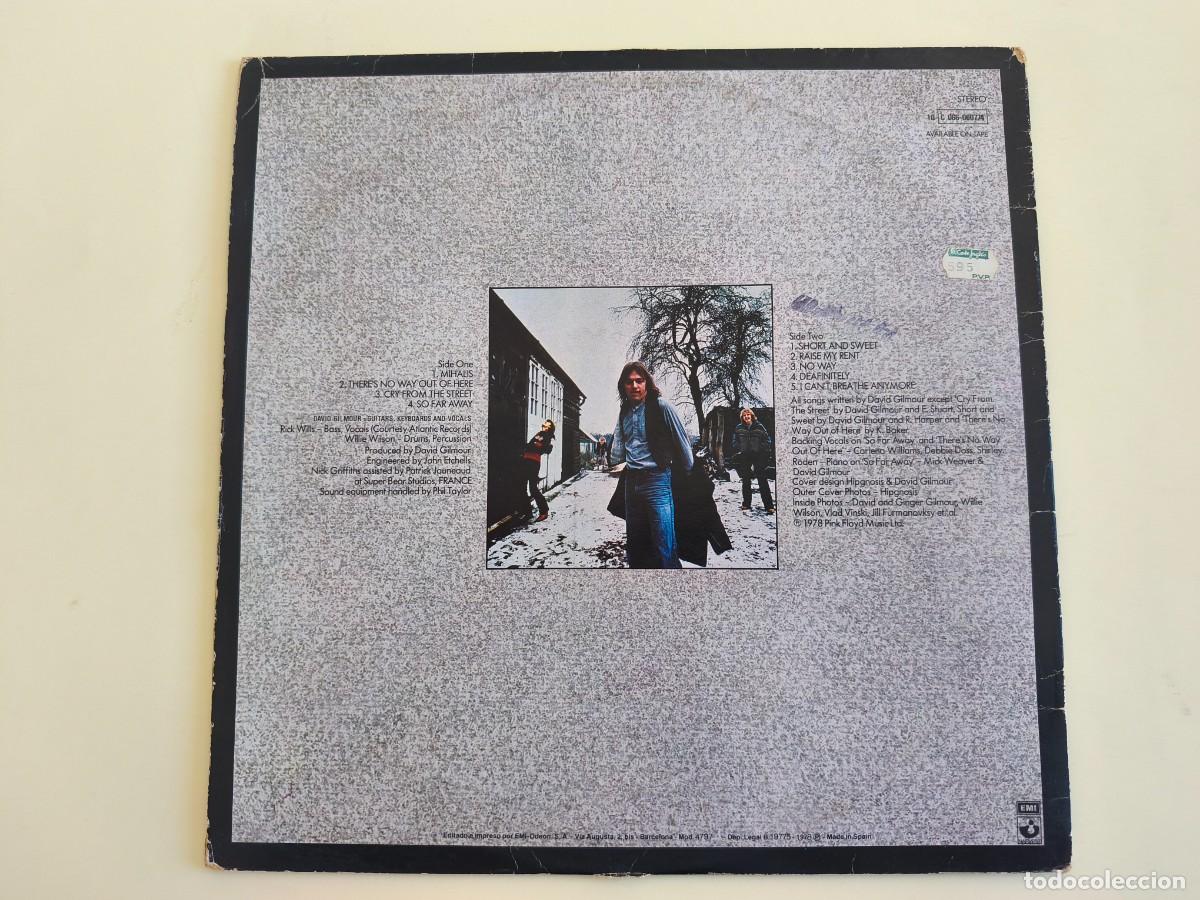 Discos de vinilo: David Gilmour &ndash; David Gilmour - Foto 2