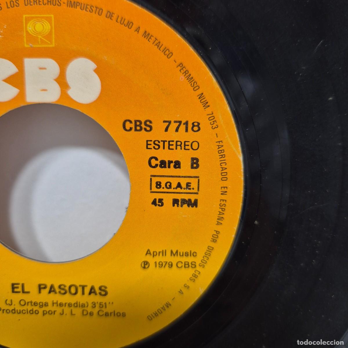 Discos de vinilo: Manzanita - Gitana - CBS 7718 - Single Vinilo - Foto 6
