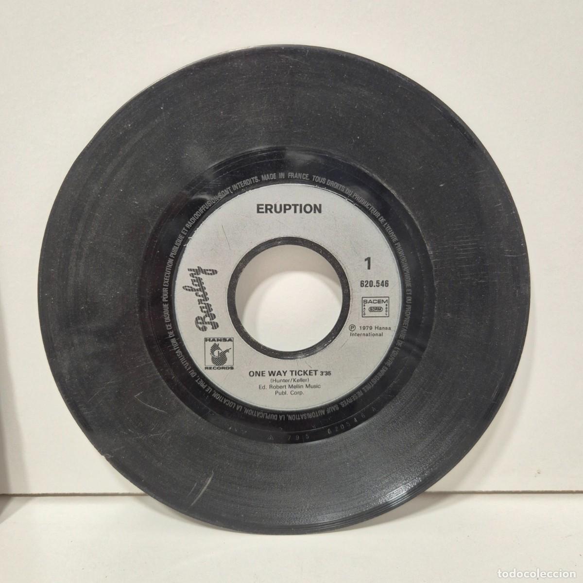 Discos de vinilo: Eruption - One Way ticket - 620.546 - Single Vinilo Rock - Foto 4