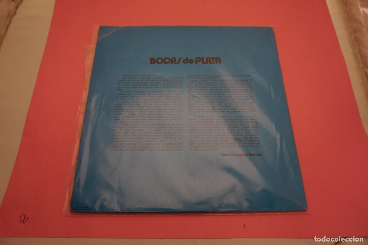 Discos de vinilo: LP - BODAS DE PLATA - LA CANCION PERUANA - DISCO COMO NUEVO - Foto 5