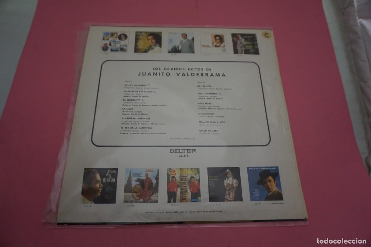 Discos de vinilo: LP - LOS GRANDES EXITOS DE JUANITO VALDERRAMA - DISCO COMO NUEVO - Foto 3