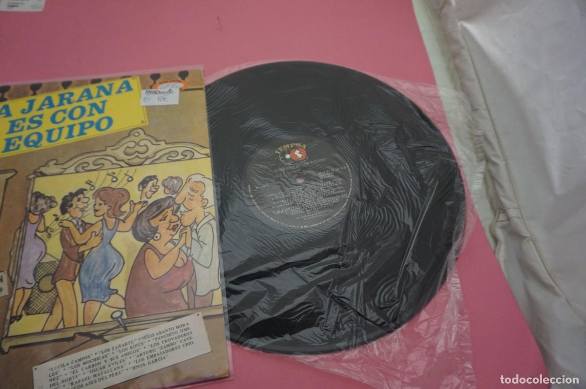 Discos de vinilo: LP - LA JARANA ES CON EQUIPO - DISCO COMO NUEVO - Foto 2
