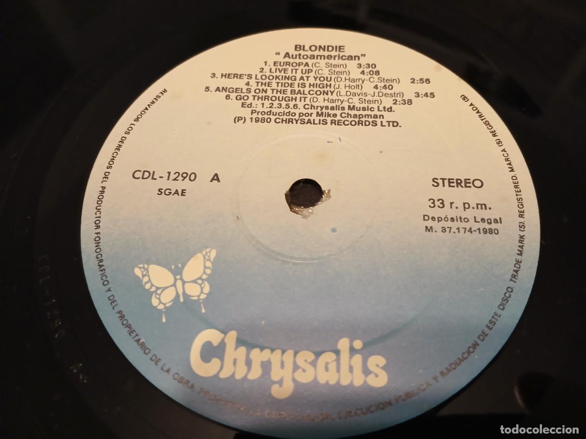 Discos de vinilo: Blondie &ndash; Autoamerican- LP disco vinilo - Foto 2