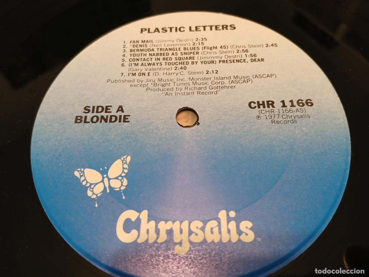 Discos de vinilo: Blondie &ndash; Plastic Letters- (1978) LP disco vinilo - Foto 2