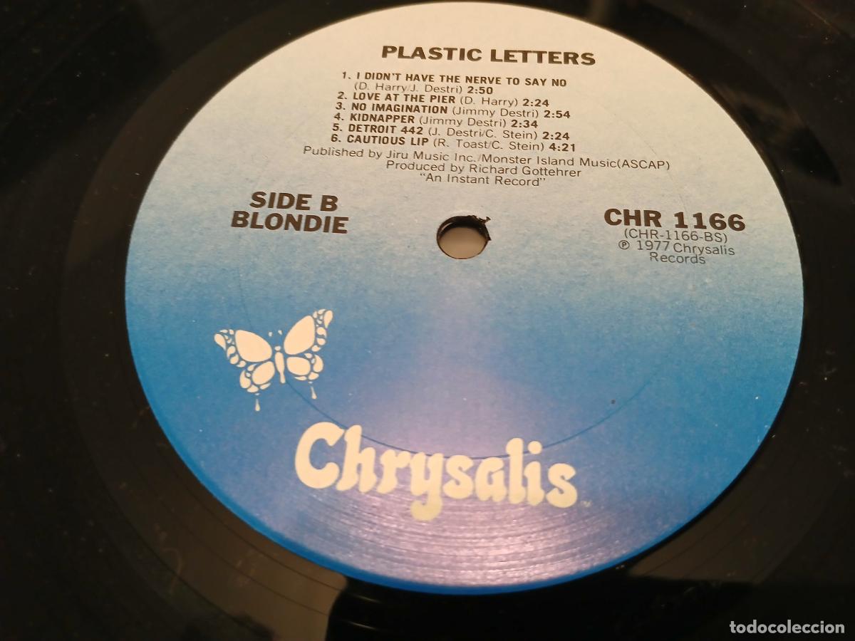 Discos de vinilo: Blondie &ndash; Plastic Letters- (1978) LP disco vinilo - Foto 3