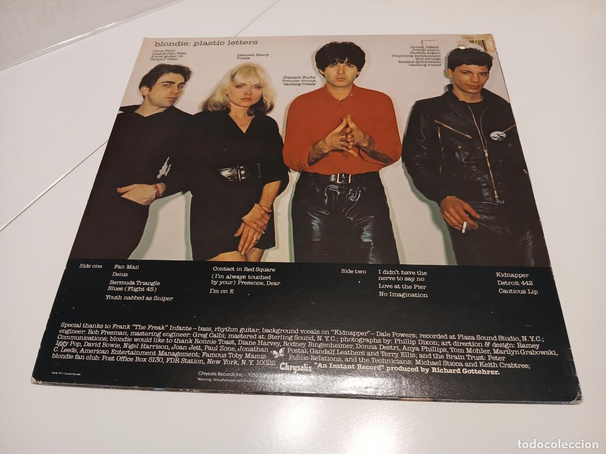 Discos de vinilo: Blondie &ndash; Plastic Letters- (1978) LP disco vinilo - Foto 7