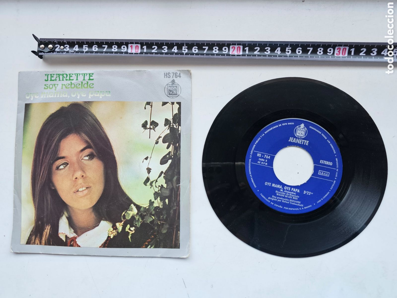 Discos de vinilo: Disco de vinilo de Jeanete Soy Rebelde 1971 - Foto 1