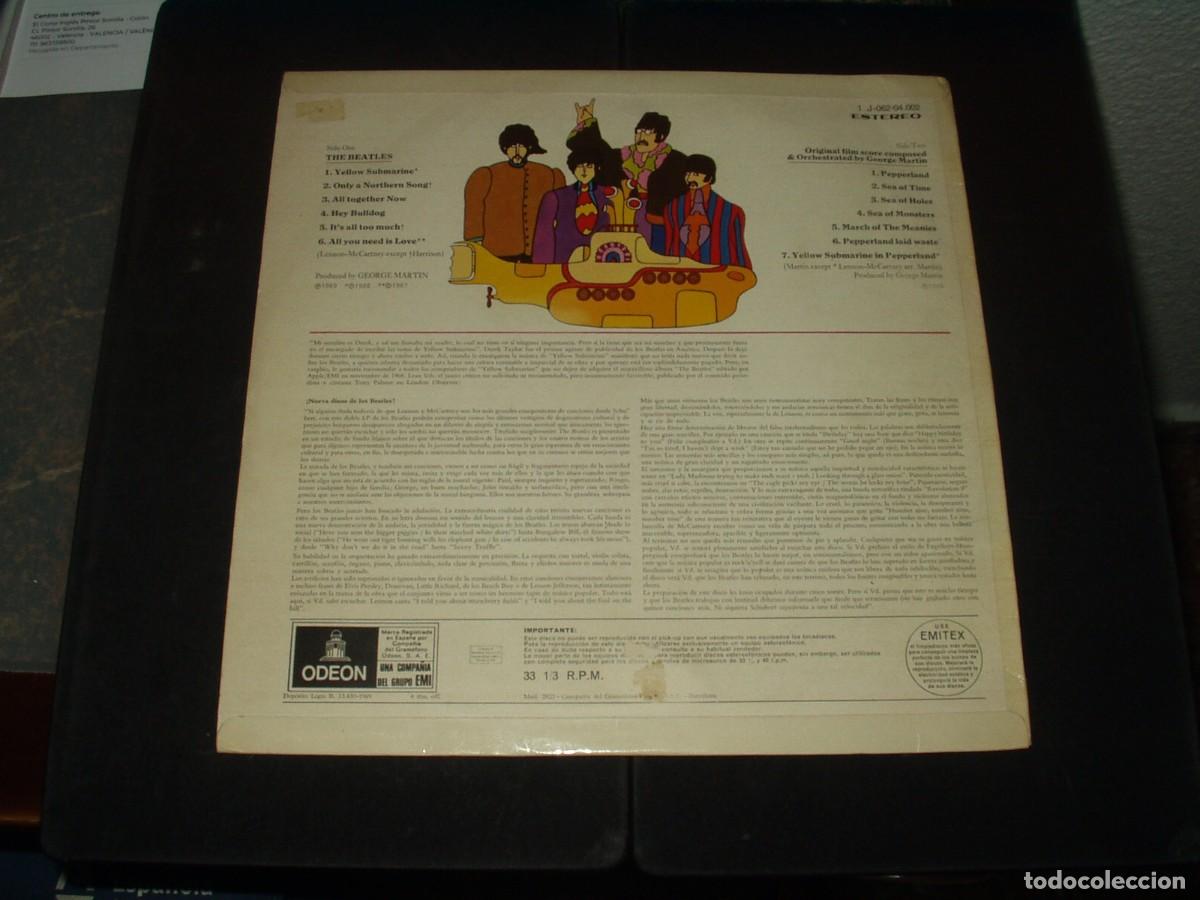Discos de vinilo: BEATLES LP YELLOW SUBMARINE - Foto 2
