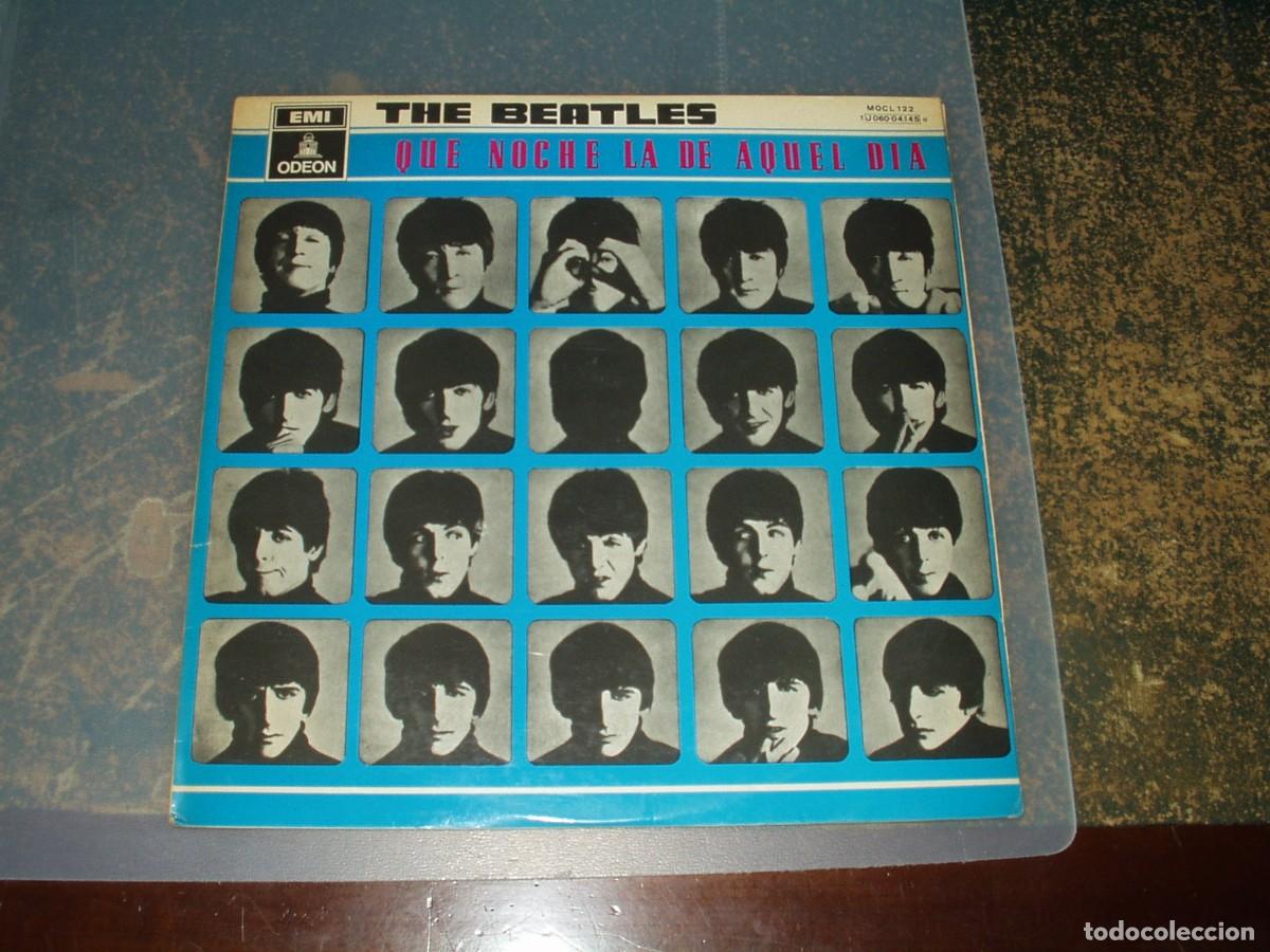 Discos de vinilo: BEATLES LP QUE NOCHE LA DE AQUEL DIA - Foto 1
