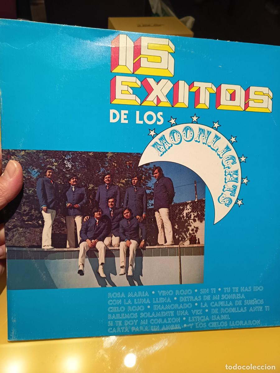 Discos de vinilo: LOTE 262, LP 15 EXITOS DE LOS MOONLIGHTS,( MEXICO 1984) - Foto 1