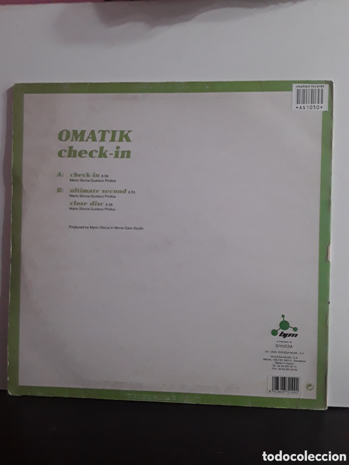 Discos de vinilo: Omatik &lrm;&ndash; Check-In VINILO - Foto 2