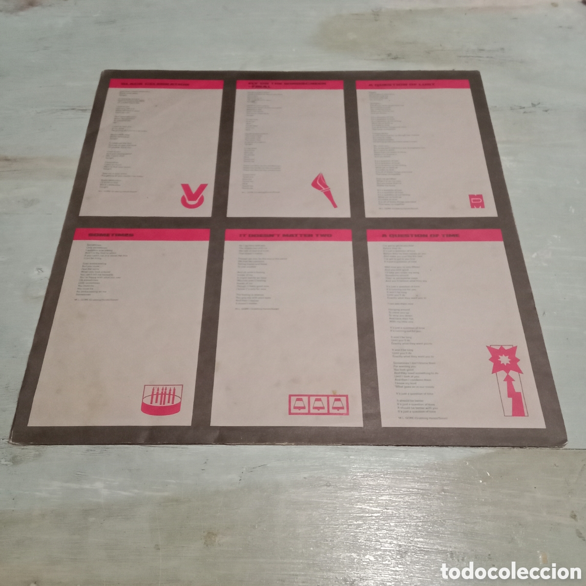 Discos de vinilo: DEPECHE MODE - BLACK CELEBRATION - LP - Foto 3