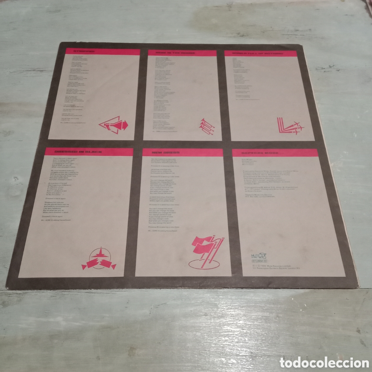 Discos de vinilo: DEPECHE MODE - BLACK CELEBRATION - LP - Foto 4