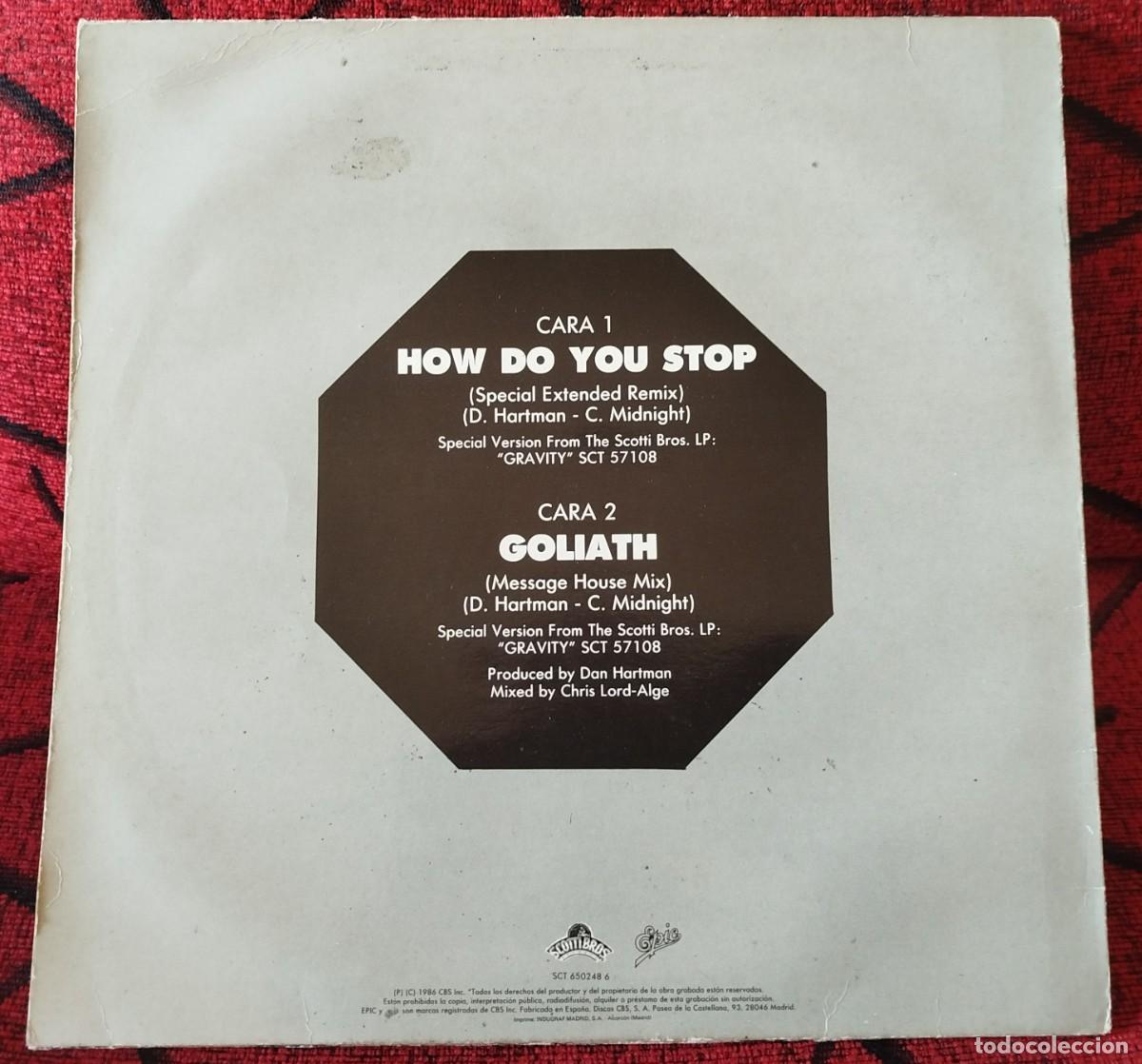 Discos de vinilo: JAMES BROWN ** How Do You Stop / Goliath ** MAXI SINGLE 1983 - Foto 2