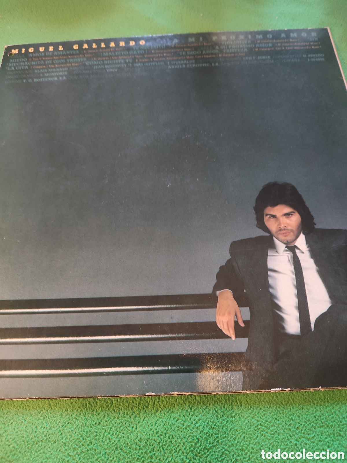 Discos de vinilo: Miguel Gallardo - A m&iacute; pr&oacute;ximo amor - Foto 2