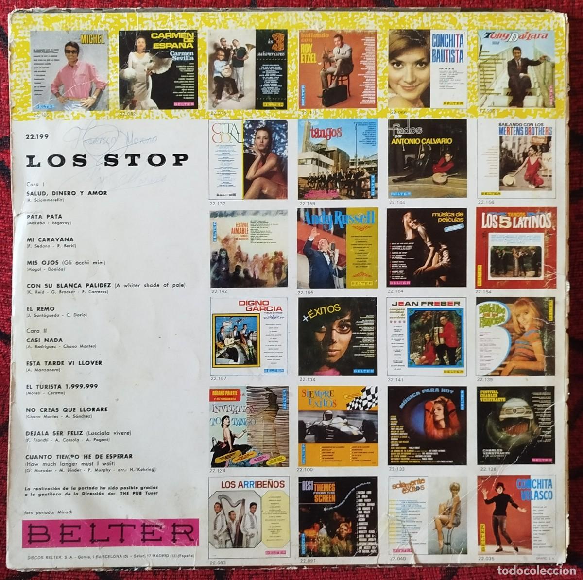 Discos de vinilo: LOS STOP ** Los Stop ** VINILO LP ORIGINAL 1968 - Foto 2