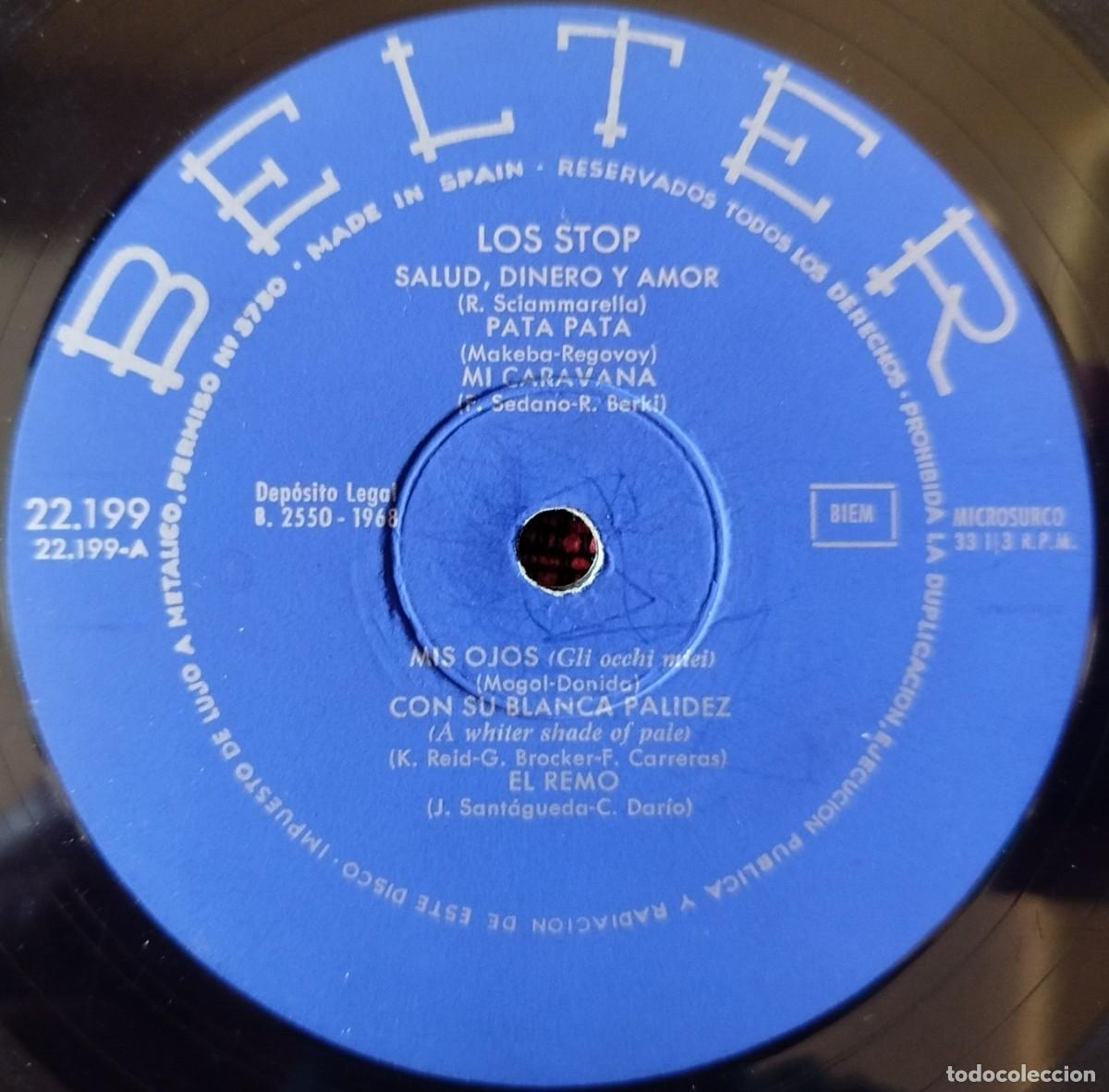 Discos de vinilo: LOS STOP ** Los Stop ** VINILO LP ORIGINAL 1968 - Foto 3