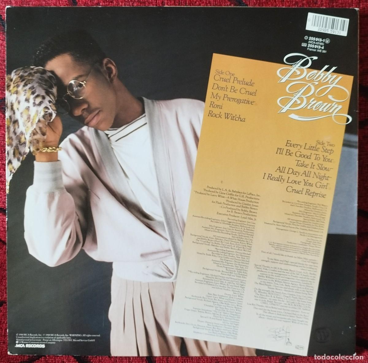 Discos de vinilo: BOBBY BROWN ** Dont Be Cruel ** 1988 VINILO LP - Foto 2