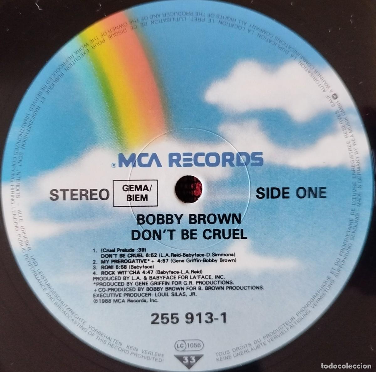 Discos de vinilo: BOBBY BROWN ** Dont Be Cruel ** 1988 VINILO LP - Foto 3