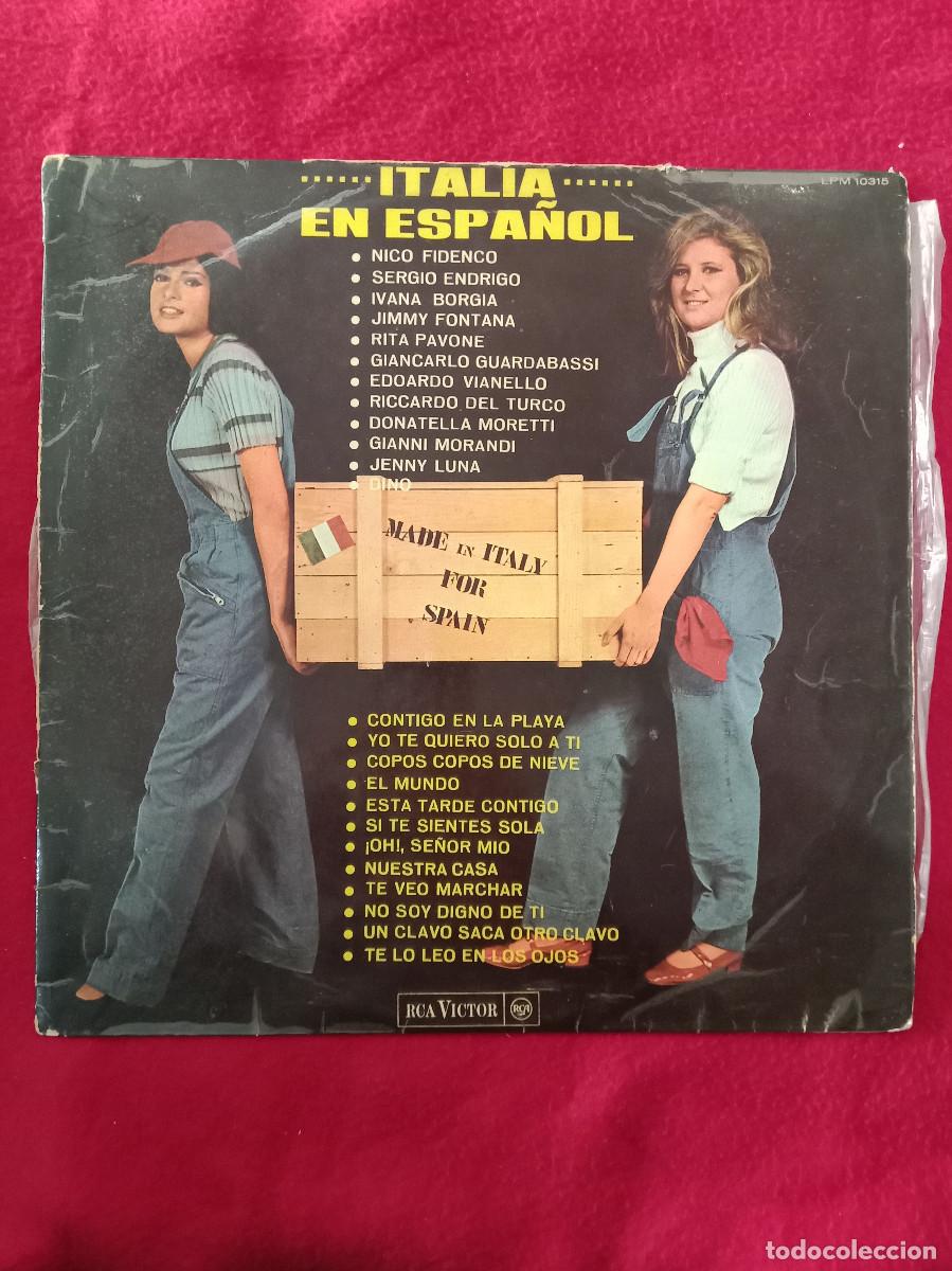 Disques de vinyle: Italia - En Espa&ntilde;ol, Varios - LP. sello RCA 1966