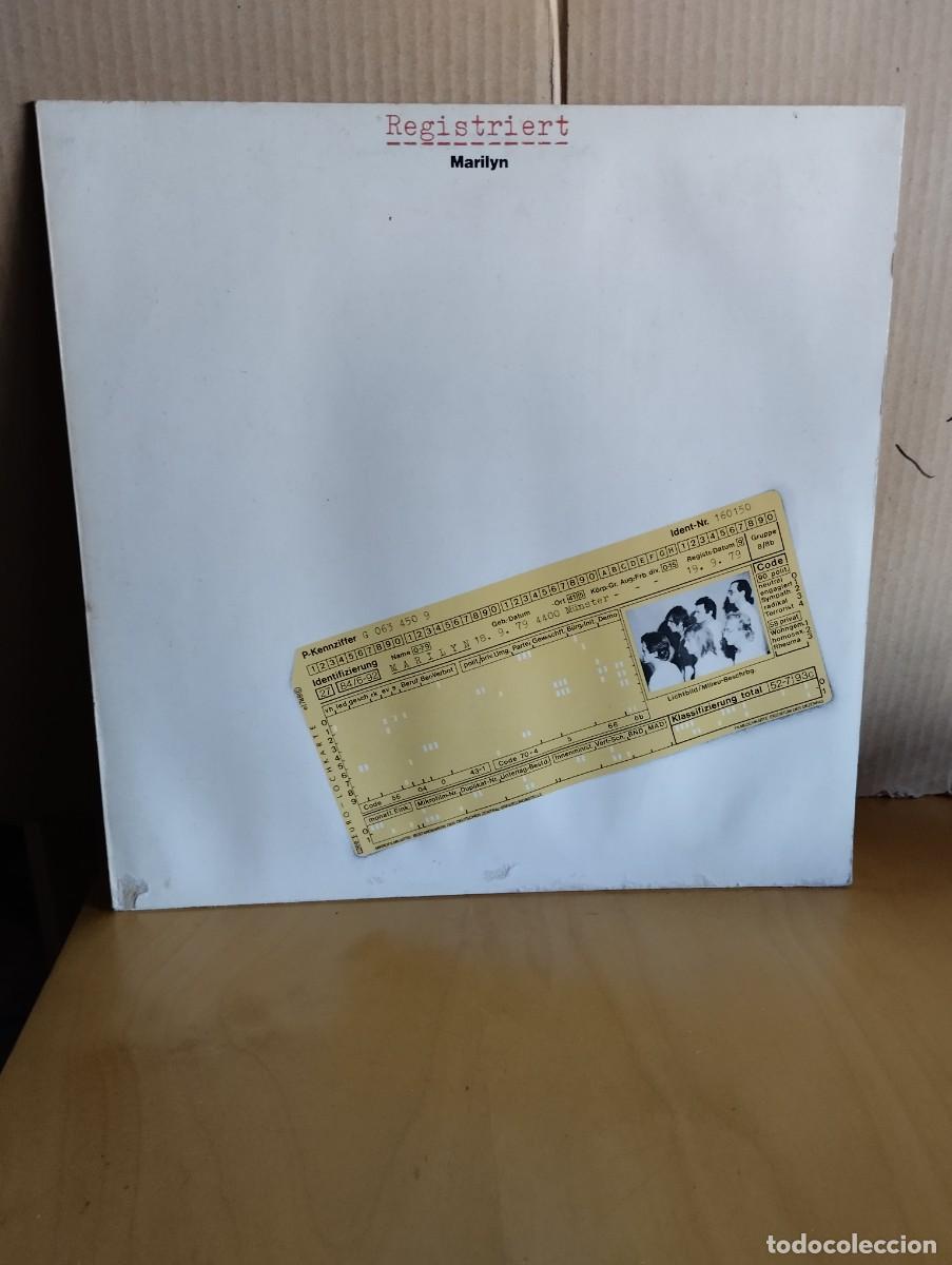 Discos de vinilo: MARILYN ----- REGISTRIERT - Foto 1