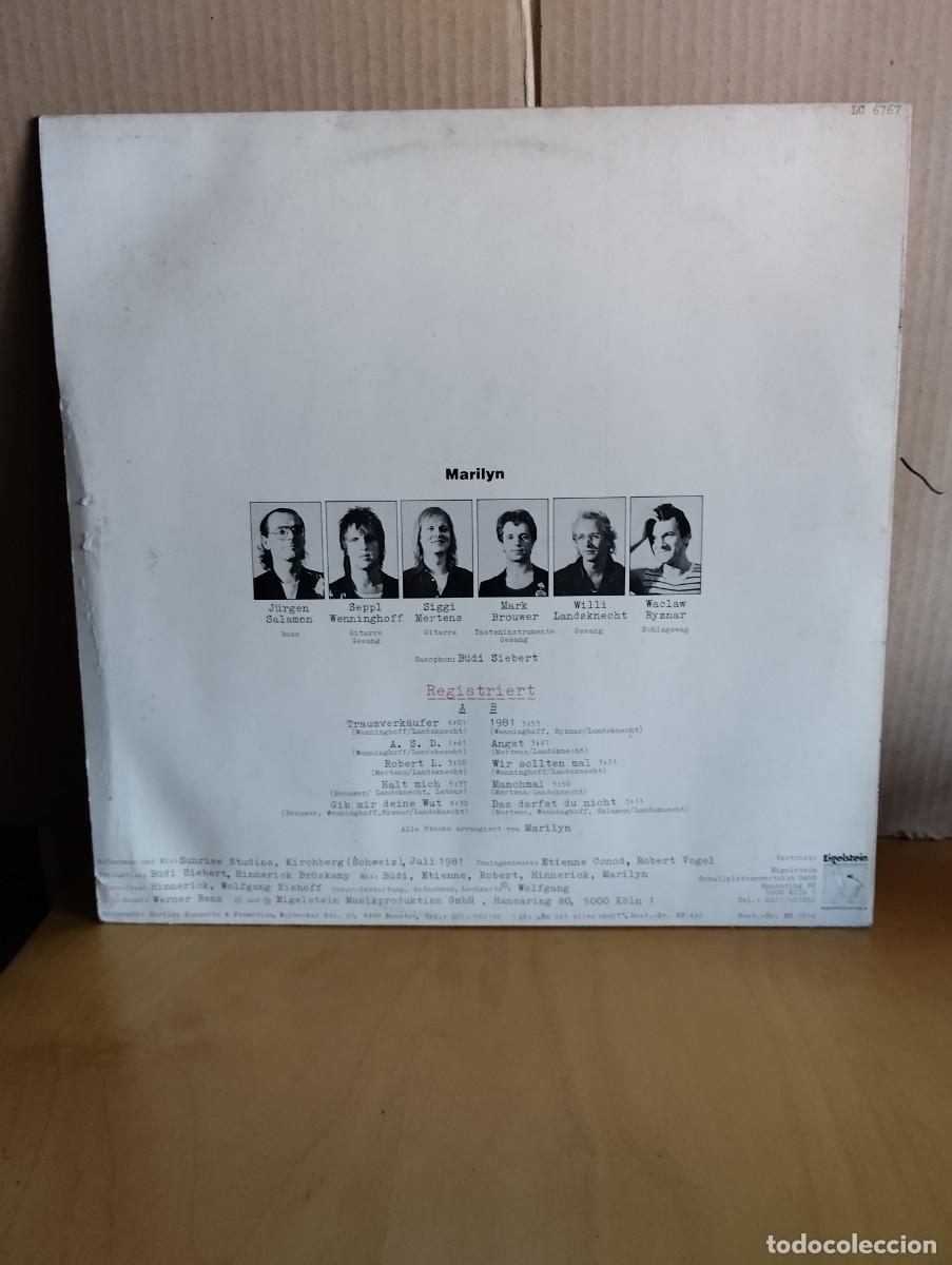 Discos de vinilo: MARILYN ----- REGISTRIERT - Foto 2