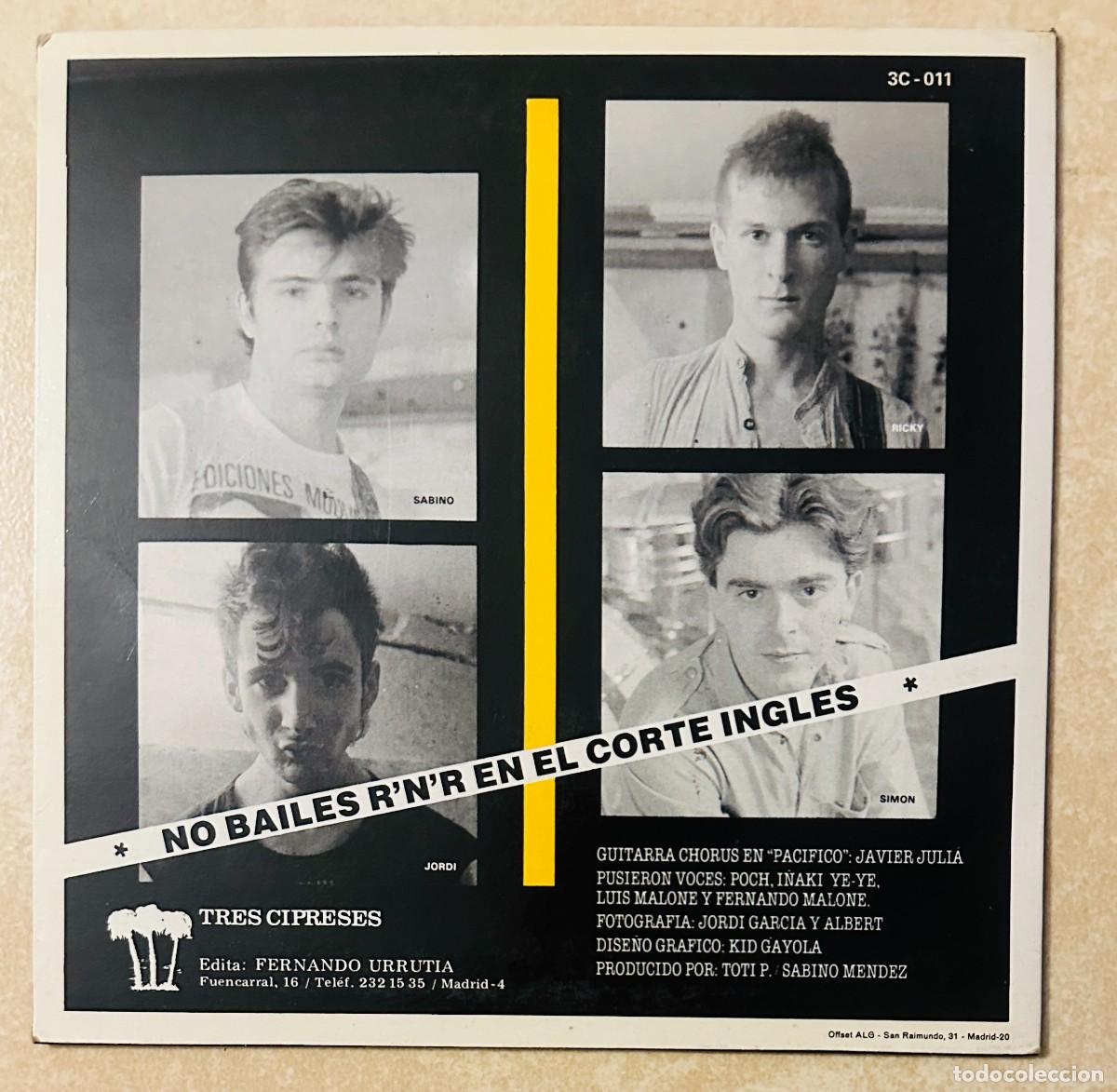 Discos de vinilo: LOQUILLO TROGLODITAS SINGLE PACIFICO ORIGINAL 1983 CON INSERT - Foto 3