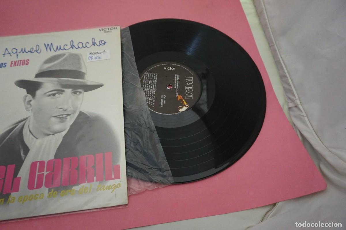 Discos de vinilo: LP - HUGO DEL CARRIL - YO SOY AQUEL MUCHACHO Y OTROS EXITOS - DISCO COMO NUEVO - Foto 2