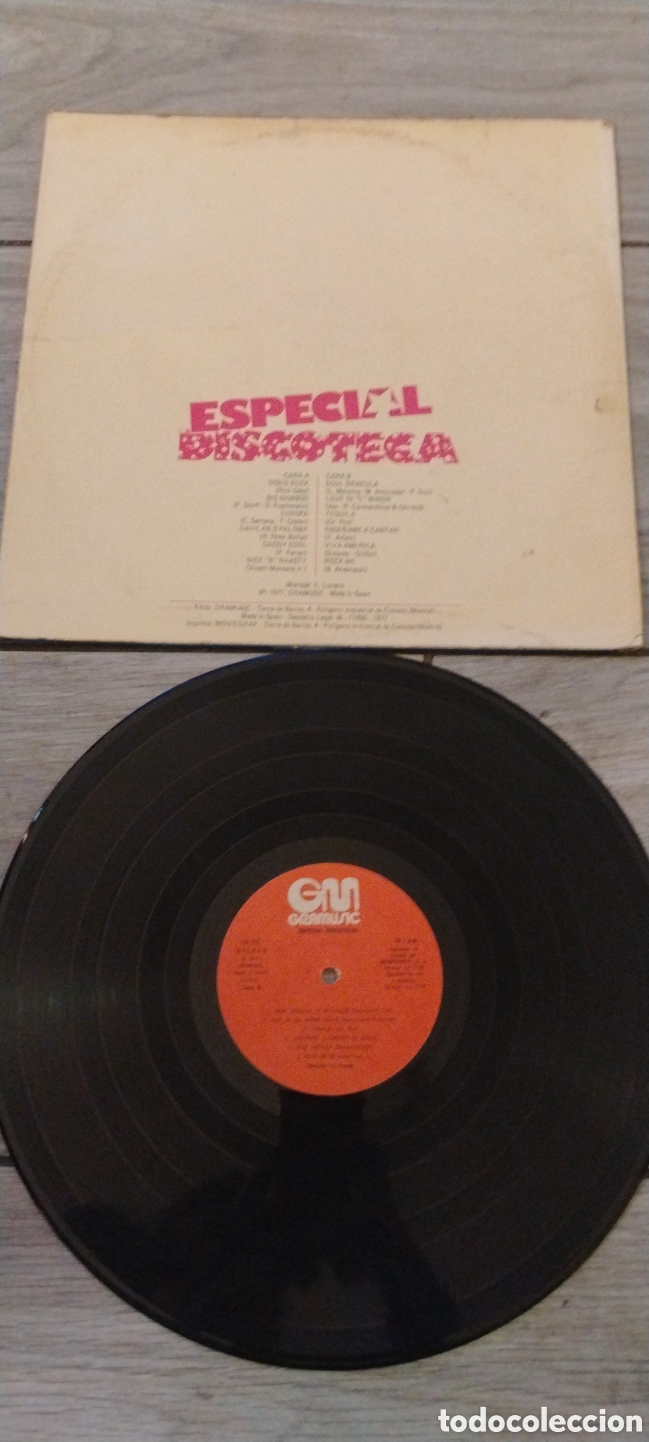 Discos de vinilo: ESPECIAL DISCOTECA-VARIOUS-LP-GRAMUSIC/SPAIN-IB - Foto 3
