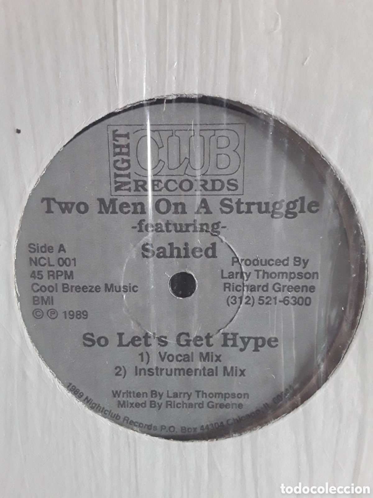 Discos de vinilo: Two Men On A Struggle Featuring Sahied &lrm;&ndash; So Lets Get Hype - Foto 1