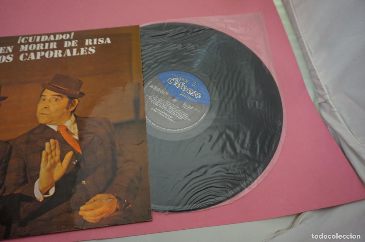 Discos de vinilo: LP - LOS CAPORALES - CUIDADO HACEN MORIR DE RISA - DISCO COMO NUEVO - Foto 2