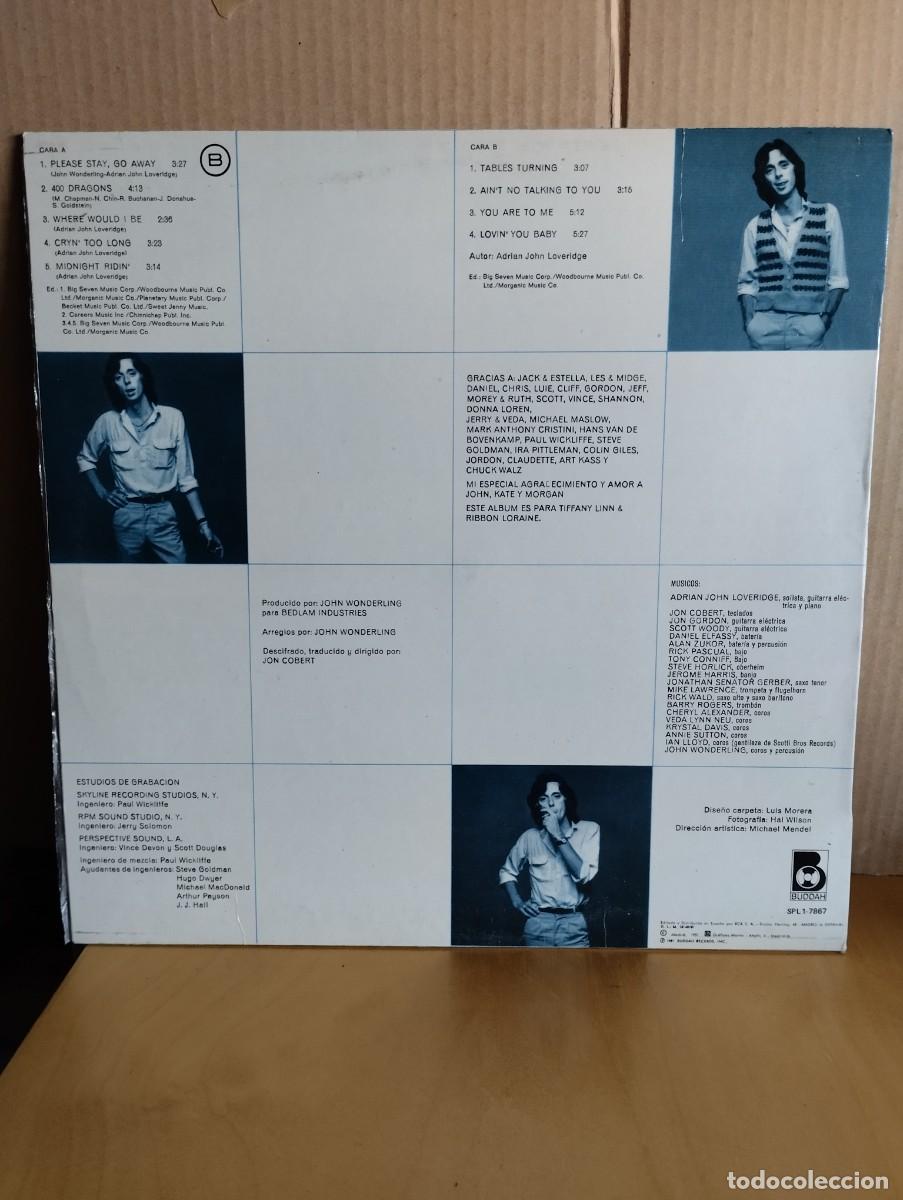 Discos de vinilo: ADRIAN JOHN LOVERIDGE ----- SQUAREONE - Foto 2
