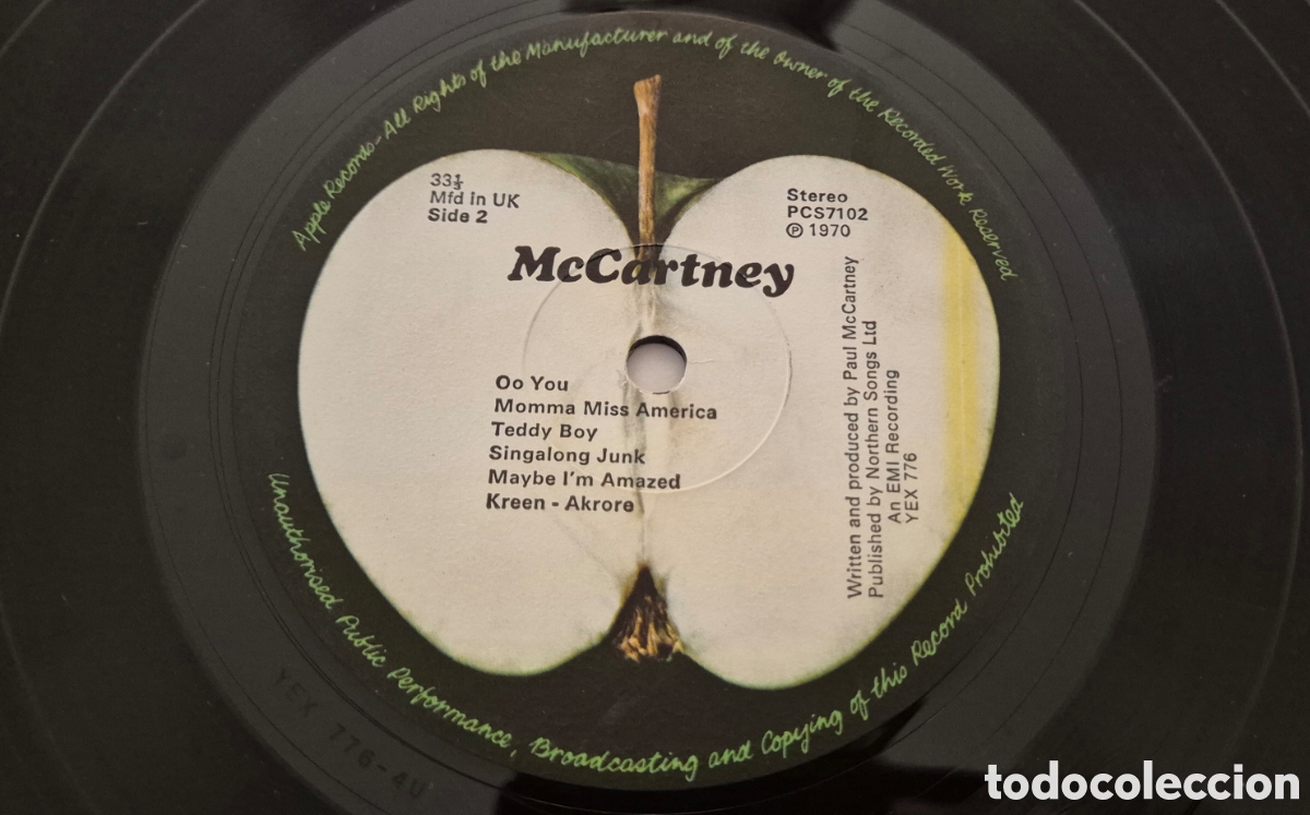 Discos de vinilo: Paul McCartney - McCartney LP 1&deg; Edicion UK - Foto 7