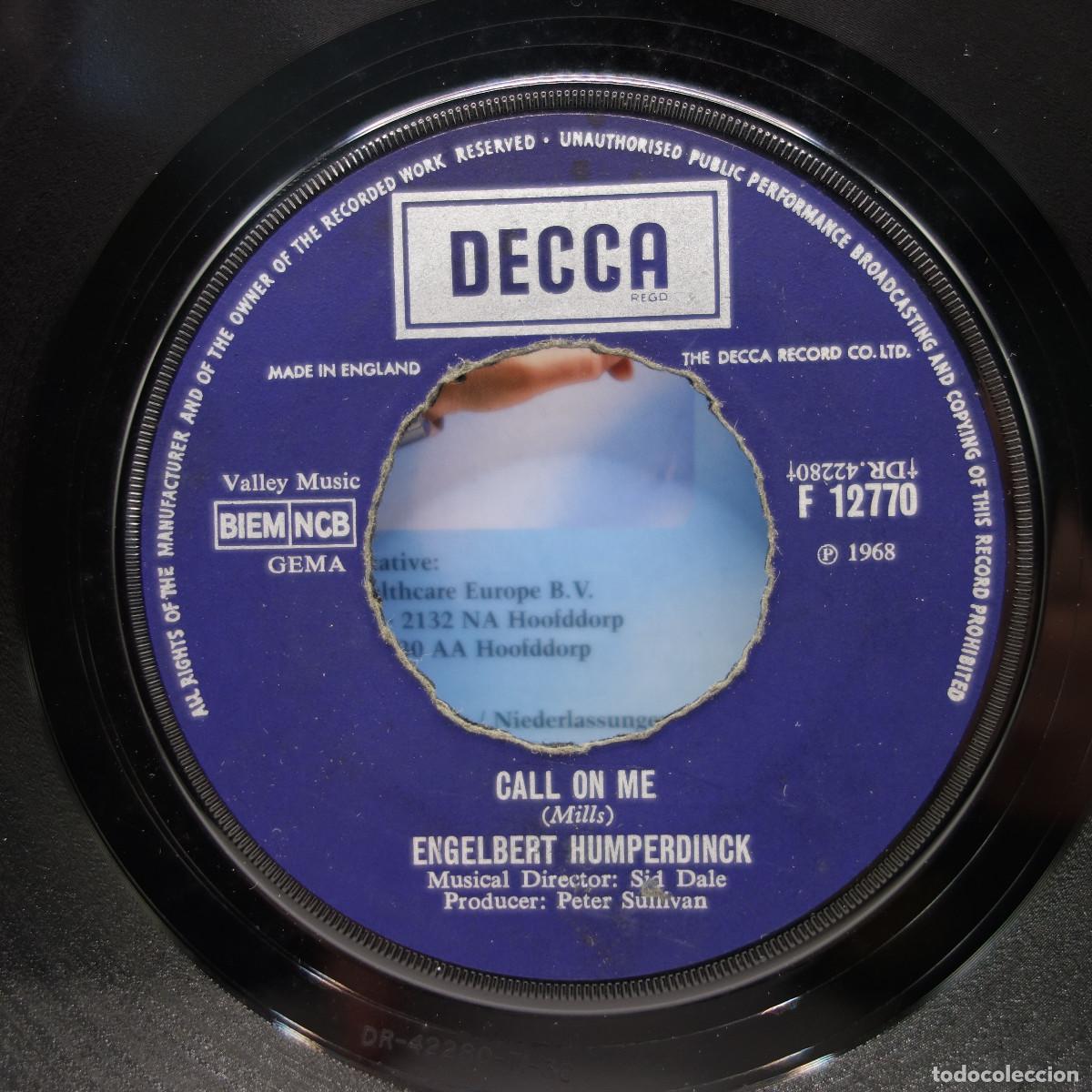 Discos de vinilo: ENGELBERT HUMPERDINCK - CALL ON ME - Foto 6