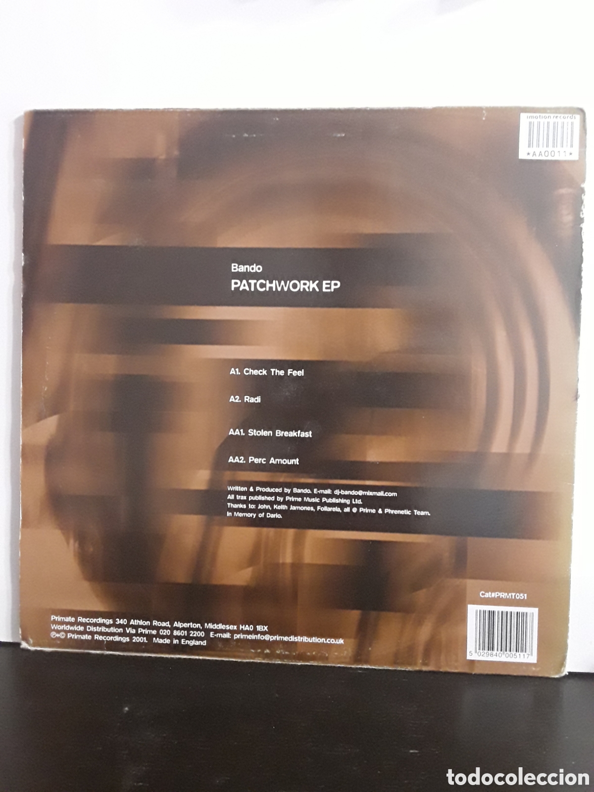 Discos de vinilo: Bando &lrm;&ndash; Patchwork EP - Foto 2