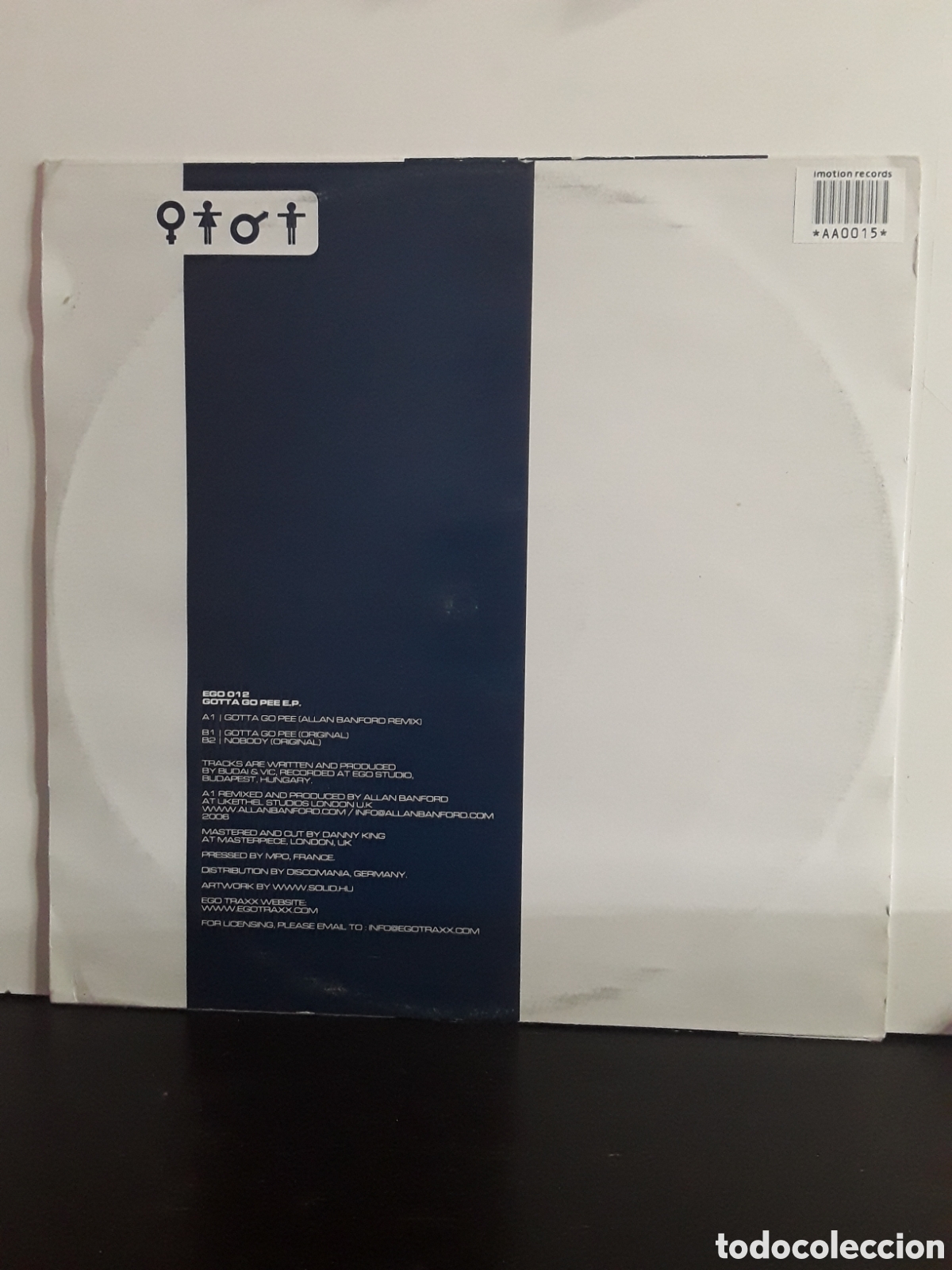 Discos de vinilo: Budai & Vic &lrm;&ndash; Gotta Go Pee E.P. - Foto 2
