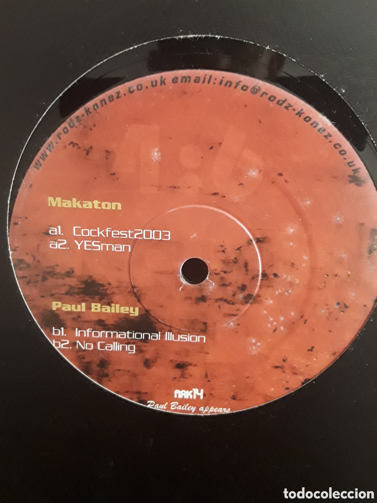 Discos de vinilo: Makaton & Paul Bailey &lrm;&ndash; Relationship To Authority - Foto 2