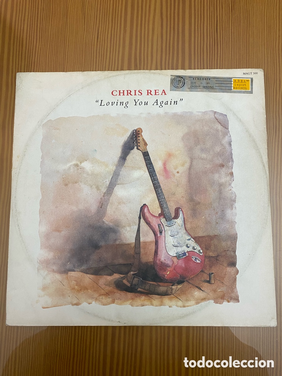 Discos de vinilo: Disco de Vinilo (Maxi) Chris Rea &ldquo;Loving You Again&rdquo; - Foto 1